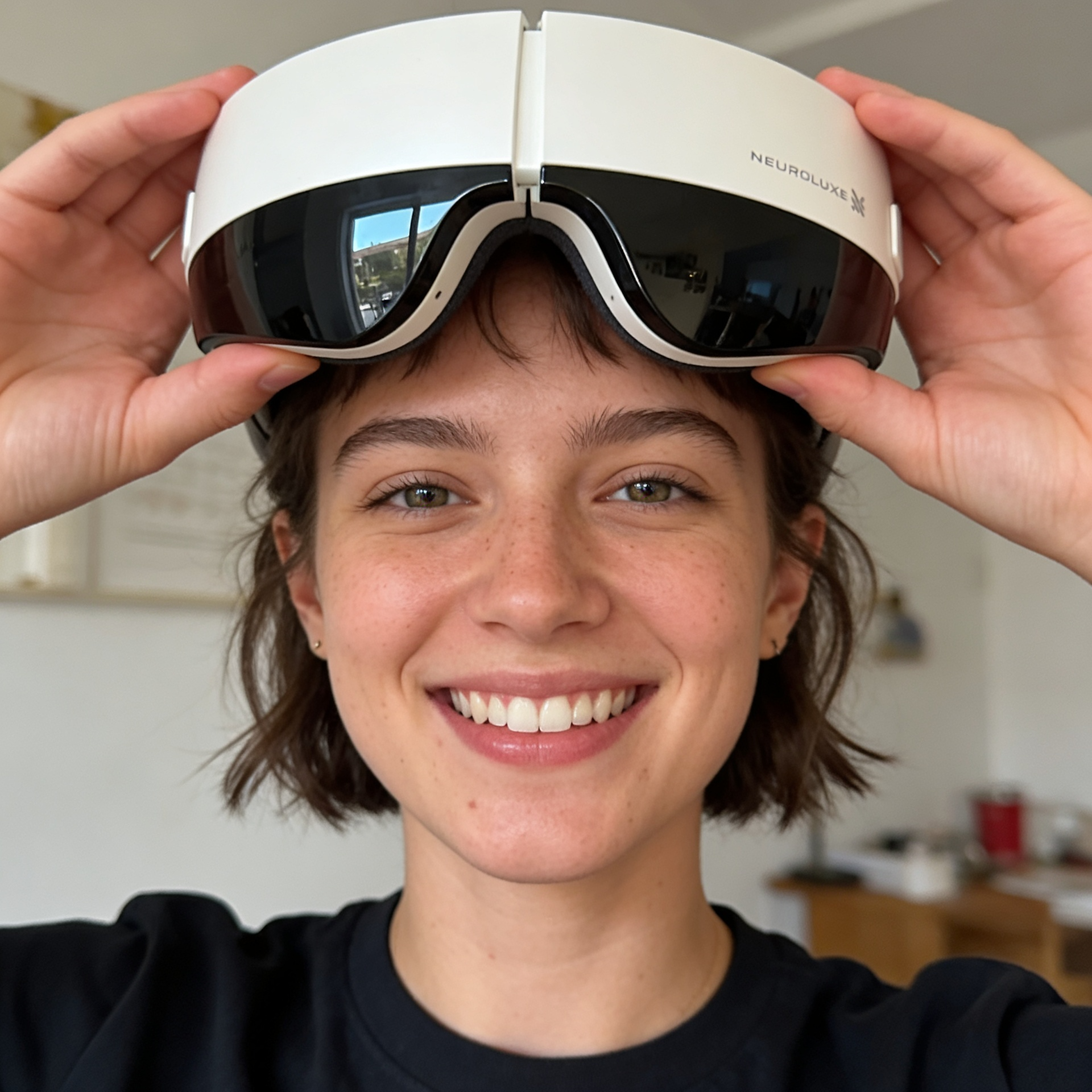 Sofie med NeuroLuxe Halo